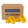 Imagem da oferta Kit 50 Caixa De Embutir 4x2 Luz Parede Tramontina Amarela