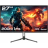 Imagem da oferta Monitor Gamer HQ Ultra, 27 Pol, IPS, Full HD, 1ms, 200Hz, HDMIDisplayPortP2, Preto, HQ27IP200