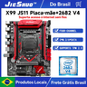 Imagem da oferta Conjunto de Placa Mãe JIESHUO X99-JS11 para Jogos com Processador Xeon E5-2682 V4 Compatível com RAM DDR4 2133MHz Dual