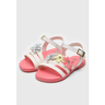 Imagem da oferta Sandália Infantil Klin Flores Branca