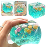 Imagem da oferta Azul Verde Estrela Peixe Espremendo Squishy Stress Balls Cube-Ocean sensory Autismo Fidget Toy