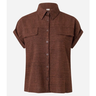 Imagem da oferta Blusa em Piquet Texturizada com Bolsos Frontais