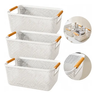 Imagem da oferta Kit 3 cesto organizador 27cm multiuso cozinha lavanderia