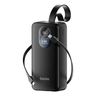 Imagem da oferta Power Bank Basike 30.000mah Portátil, Carregamento Rápido 22.5w, Com Cabos Embutidos E Display Led Para Iphone E Samsung