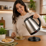 Imagem da oferta Chaleira Elétrica 1.8lts 1500w 220v E 1000w 110v Inox