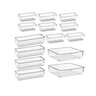 Imagem da oferta Kit Organizadores Com 14 Multiuso Gavetas Empilhavel