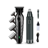 Imagem da oferta Máquina De Corte Acabamento Profissional Com Aparador De Nariz Cabelo Pelo Barbear Maquininha Detalhes Sem Fio Preto Catálogo