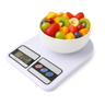 Imagem da oferta Balanca de Cozinha Digital Para Alimentos Base Antiderrapante Visor LCD Pesagem de 1g Ate 10kg Ideal Para Receitas e Fit