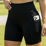 Imagem da oferta Shorts Feminino Academia Modeladora Com Bolso Proteção Uv50