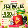 Imagem da oferta CHOICE DAY ALIEXPRESS: ÚLTIMA SEMANA COM TAXA REDUZIDA! Até 70% OFF + Lista de Cupons!