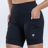 Imagem da oferta Shorts Feminino Cintura Alta Com Bolsos Academia Corrida