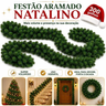 Imagem da oferta Festão Aramado de Natal 2,70m 300 Galhos