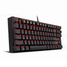 Imagem da oferta Redragon Teclado Mecânico Gamer Kumara Abnt2 Led Vermelho Single Color Switch Outemu Blue, Unico, K552-2 Pt-blue