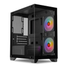 Imagem da oferta Gabinete Gamer TGT Gladiator, Rainbow, Mid-Tower, Lateral de Vidro, Com 2 Fans, Preto, TGT-GLD-BK