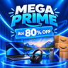 Imagem da oferta Por R$ 299,99: Mega Prime começou! muito mais!