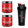Imagem da oferta Kit com 2 Creatina Integralmedica 300g + Coqueteleira 600ml