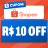 Imagem da oferta Cupom Shopee: R$ 10 OFF acima de R$ 59