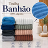 Imagem da oferta Toalha Banhão Gigante e Rosto 100% Algodão - Maciez e Alta Absorção