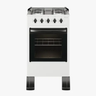 Imagem da oferta Fogão 4 Bocas Braslar New Sirius Manual Mesa Inox Forno Easy Clean Branco