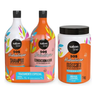Imagem da oferta Kit Shampoo E Condicionador 1l + Máscara 1kg Sos Hidratação com Óleo de Rícino Linha de Tratamento Cabelos Danificados