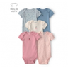 Imagem da oferta Kit Body Carter's Bebê Menina Em Algodão Floral 5 Peças - Multicor