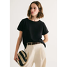 Imagem da oferta Blusa Feminina Regular Em Viscose Hering Preto M