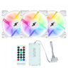 Imagem da oferta Kit Fan SuperFrame Swift 3x120mm ARGB White SF-03