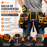 Imagem da oferta Bolsa De Ferramentas Cinto Ajustável Eletricista, 26 bolso