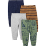 Imagem da oferta Kit Calça Bebê 4 Peças Cós Elástico e Laço Multicor Carter's