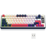 Imagem da oferta Aoc Gk280 Teclado Sem Fio 70%, Bluetooth Trimodo 2.4 Ghzusb-c, Teclado Gamer Rgb Led Rainbow, Ideal Para Jogos E Digitação, Ergonômico, Bateria Rec