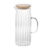 Imagem da oferta WOLFF - Jarra de Vidro com Tampa em Bambu - 1,2 Litro - Transparente