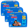 Imagem da oferta Kit 3 Fraldas Turma Da Mônica M - 120 Tiras