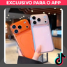 Imagem da oferta Capa para iPhone 17 Pro Max18161514131211 Acabamento Fosco Silicone Macio Design Ultrafino Minimalista Com Recort