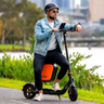 Imagem da oferta Patinete com Banco Elétrico Dobrável 350W | Autonomia 35KM + Velocidade 30KMH | Suporta até 150KG