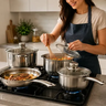 Imagem da oferta Conjunto Panelas Com Tampa 7 Peças - Inox