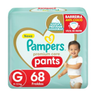 Imagem da oferta Fralda pampers pants premium care g 68 unidades