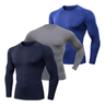 Imagem da oferta Kit 3 Camiseta Térmica Blusa Proteção Uv Manga Longa Inverno