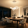 Imagem da oferta Lustre Pendente Led Moderno 3 Cores Bivolt 24cm Sala Quarto