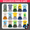 Imagem da oferta Kit 10 Peças Roupa Infantil Masculina Verão: 5 Conjuntos Malha Confortável