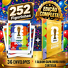 Imagem da oferta Kit C 1 Álbum Copa Do Mundo 2026 Capa Ouro + 36 Envelopes (252 figurinhas) FIFA Word Cup 2026