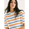 Imagem da oferta Camiseta Feminina Box Listrada Hering Adulto