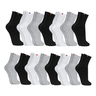 Imagem da oferta Kit 15 Pares Meias Sport Algodão Cano Alto Sandrini