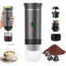 Imagem da oferta Cafeteira Portátil 3 em 1 Expresso Elétrica Recarregável para Cápsulas e Café Moído Compacta e Prática