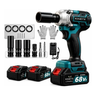Imagem da oferta Chave Impacto Kinetx 880nm Brushless 21v+2 Bat Kit Completo
