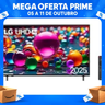 Imagem da oferta Smart TV 4K 50" LG UHD 50UA85 Processador 7 AI Ger8 4K Super Upscaling Google Cast Alexa Int
