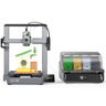 Imagem da oferta Creality Hi Combo Impressora 3D multicolorida com CFS alta velocidade de 500 mms nivelamento automático leitura aut