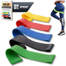 Imagem da oferta Kit 5 Faixa Elástica Super Mini Band Extensor Elástico Para Treino Resistência Funcional Academia Ginástica Yoga Esporte Banda Extra Forte
