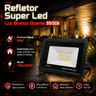 Imagem da oferta Kit 4 Refletores Led 300w Uc68 Branco Quente 3500k Ip67 Externo