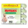 Imagem da oferta Lenços Umedecidos Huggies Higiene Superior 192 unidades