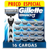 Imagem da oferta Refil Gillette Mach3 Para Barbear, 16 Unidades